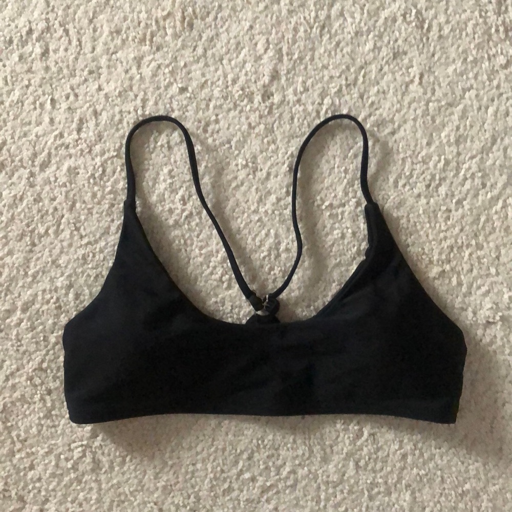 Black bikini top